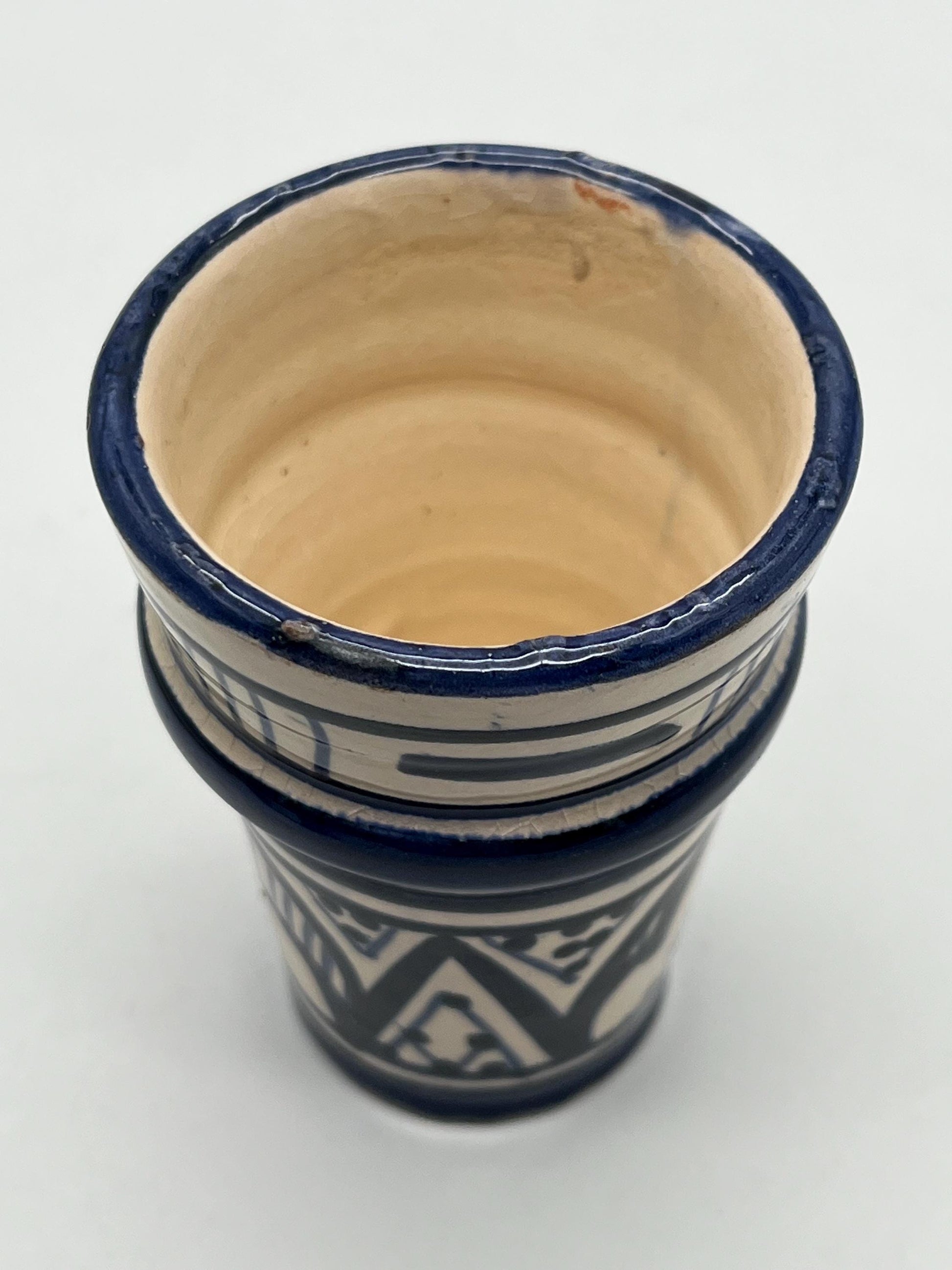 Moroccan Beldi Mug, Handmade, Boho Ceramic Tea Mug from Morocco