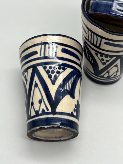 Moroccan Beldi Mug, Handmade, Boho Ceramic Tea Mug/Handmade Mugs/Coffee Cups/Drinking Cups/Saffron Moroccan Ceramic