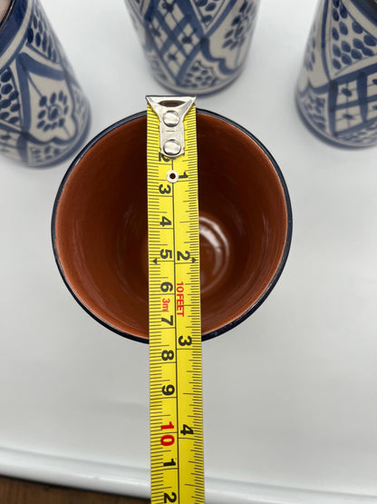 Moroccan Beldi Mug, Handmade, Boho Ceramic Tea Mug from Morocco