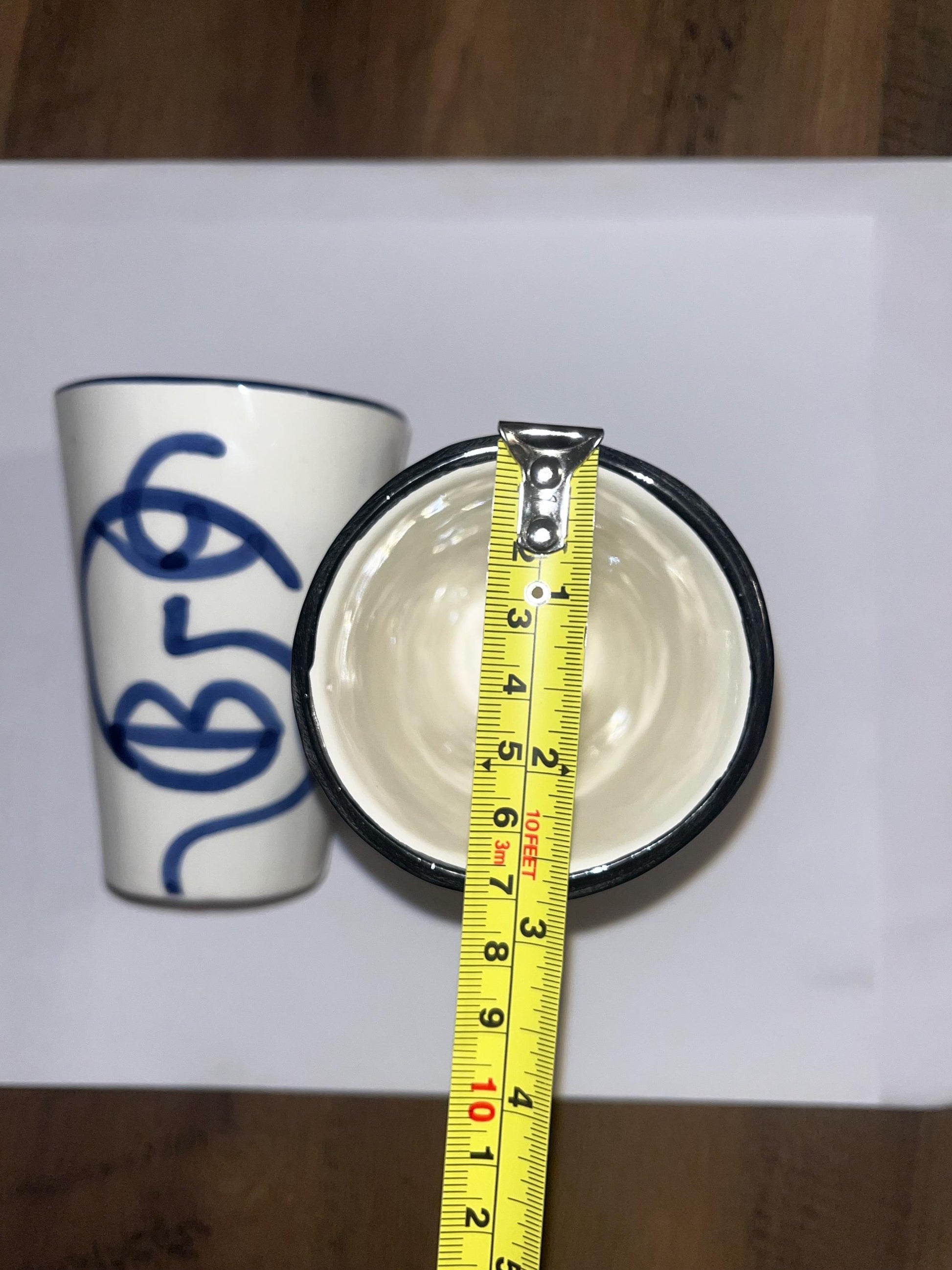 Moroccan Beldi Mug, Handmade, Boho Ceramic Tea Mug from Morocco