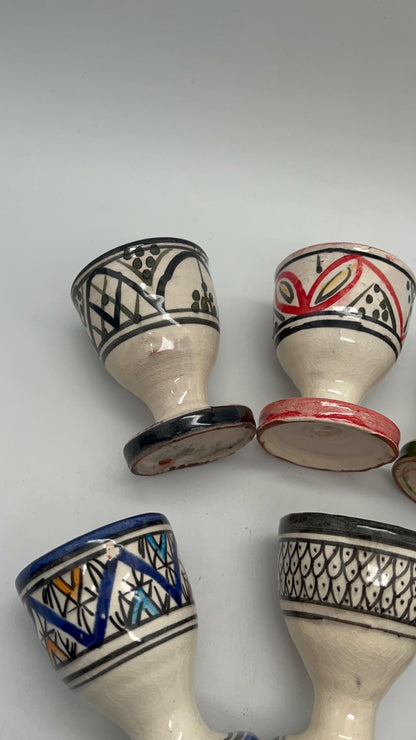 Handmade Moroccan Ceramic Egg Holder