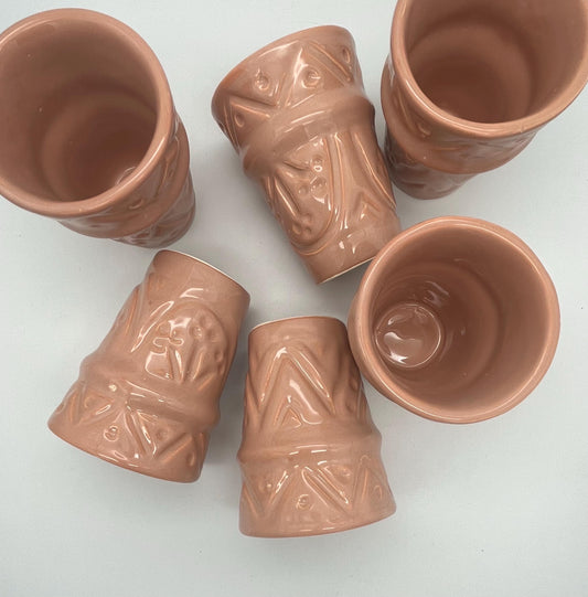 Moroccan Beldi Mug, Handmade, Boho Ceramic Tea Mug from Morocco