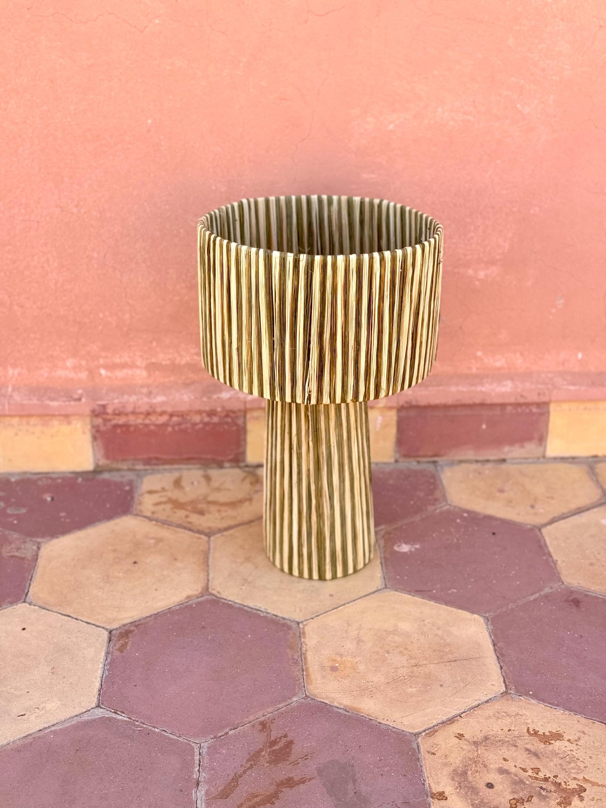 Natural Raffia Lamp, Raffia Pendant Light ,Lamp Shade