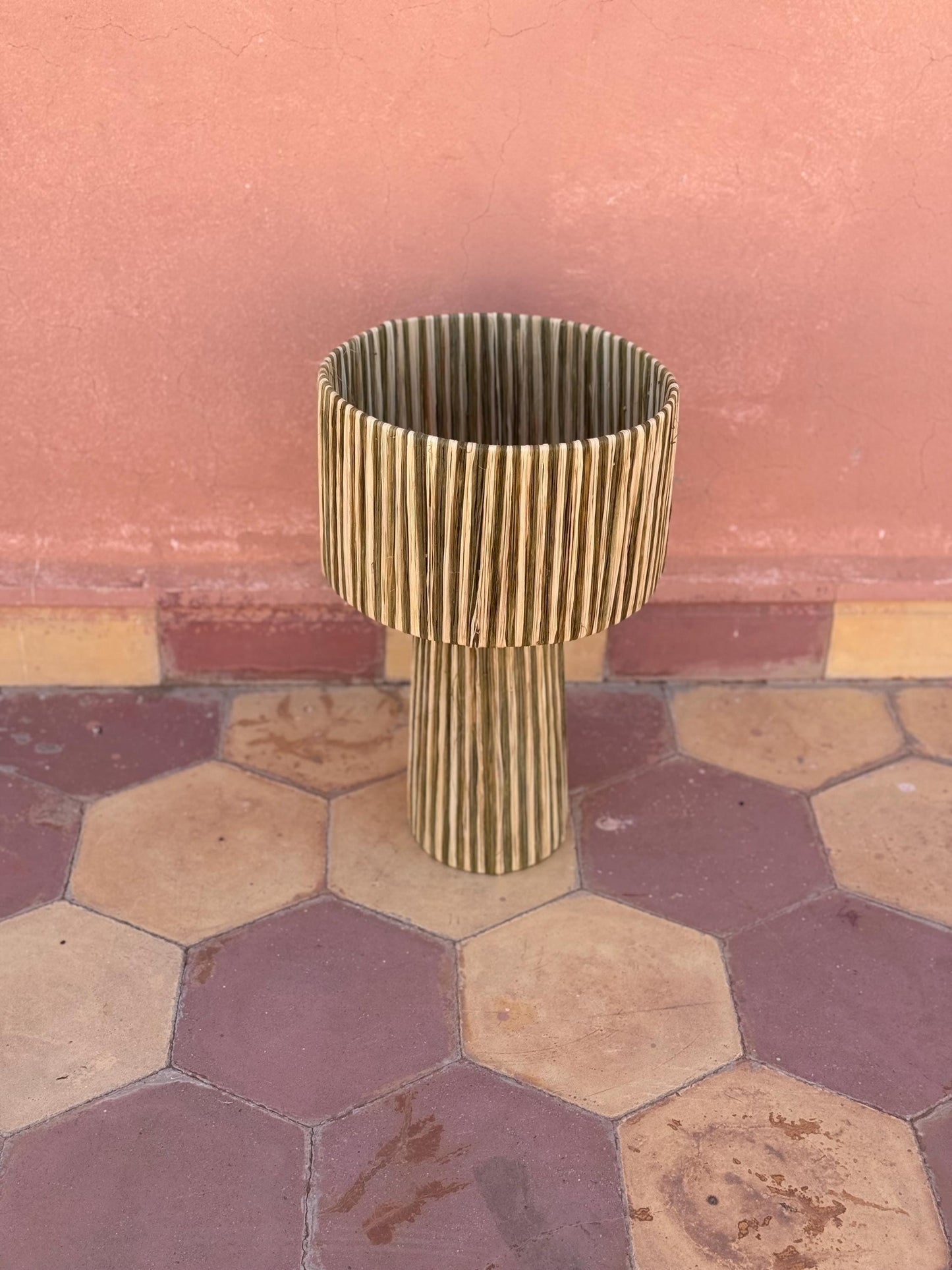 Natural Raffia Lamp, Raffia Pendant Light ,Lamp Shade
