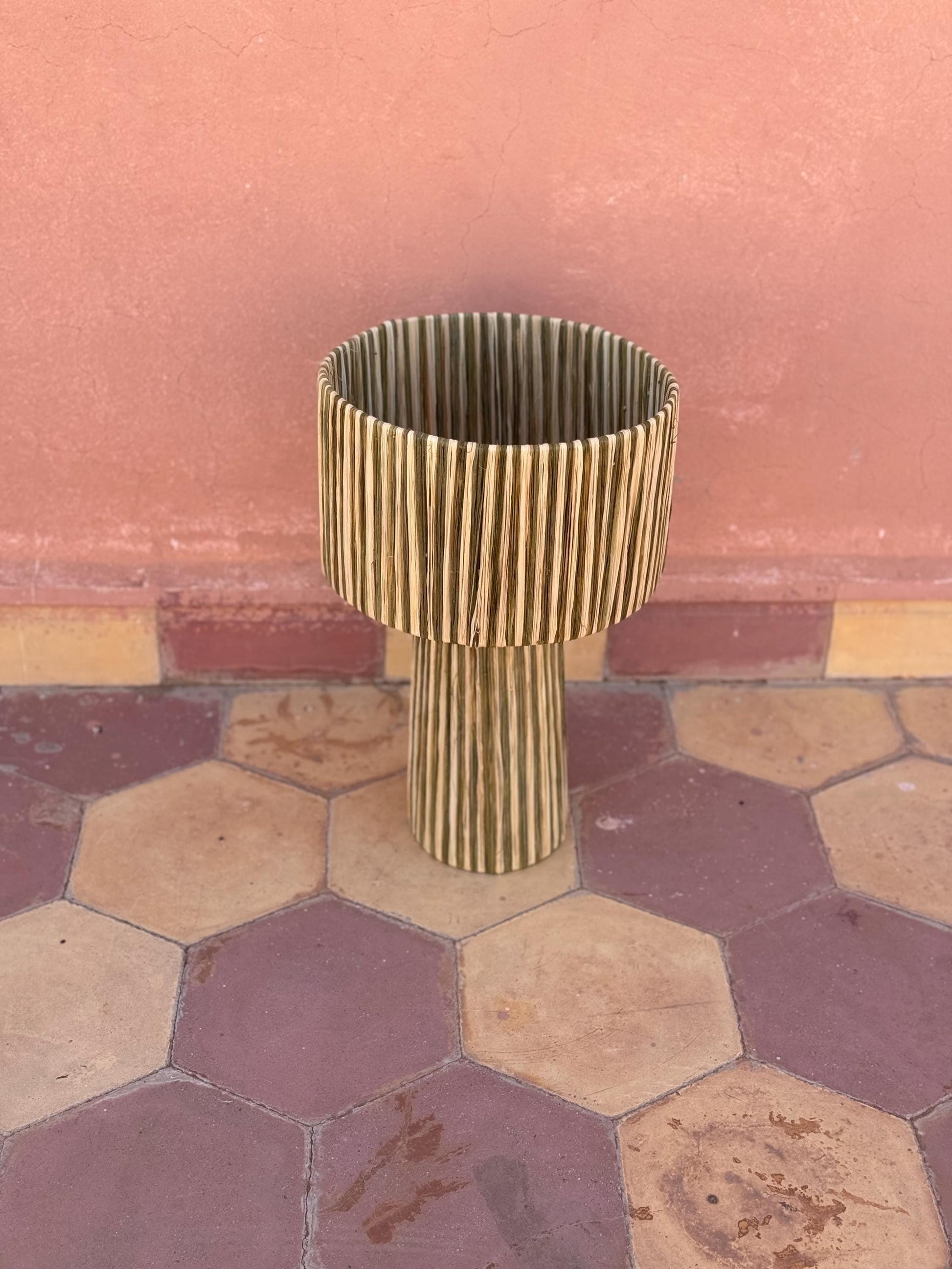 Natural Raffia Lamp, Raffia Pendant Light ,Lamp Shade